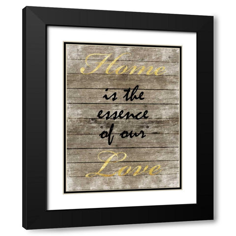 Essence Of Love Black Modern Wood Framed Art Print with Double Matting by Prime, Marcus