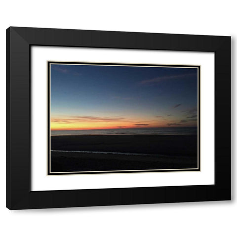 Majestic Sunset 2 Black Modern Wood Framed Art Print with Double Matting by Prime, Marcus