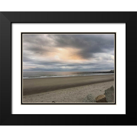 Morning Mist 1 Black Modern Wood Framed Art Print with Double Matting by Prime, Marcus