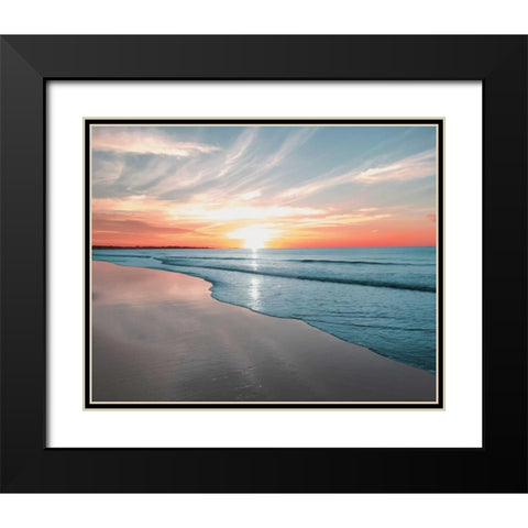 Relaxing Morning Black Modern Wood Framed Art Print with Double Matting by Prime, Marcus
