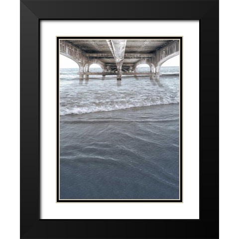 Bridge The Peace Black Modern Wood Framed Art Print with Double Matting by Prime, Marcus