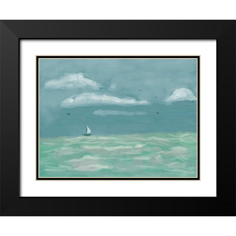 Minuscule World Black Modern Wood Framed Art Print with Double Matting by Prime, Marcus