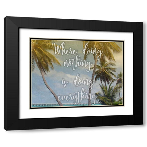 Sunny Nothings Black Modern Wood Framed Art Print with Double Matting by Prime, Marcus