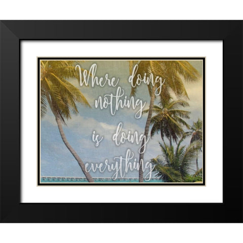 Sunny Nothings Black Modern Wood Framed Art Print with Double Matting by Prime, Marcus