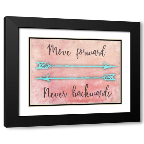 Moving Forward Black Modern Wood Framed Art Print with Double Matting by Prime, Marcus