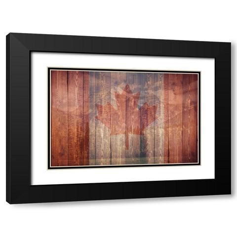 Majestic Canada Black Modern Wood Framed Art Print with Double Matting by Prime, Marcus