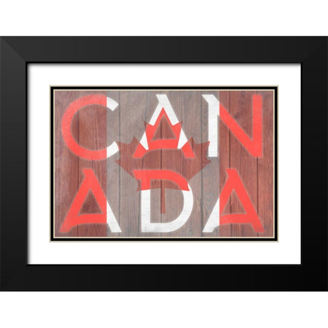 Canadian Pride Black Modern Wood Framed Art Print with Double Matting by Prime, Marcus