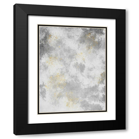Mesmerizing Marble Black Modern Wood Framed Art Print with Double Matting by Prime, Marcus