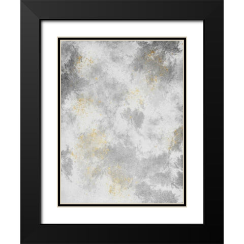 Mesmerizing Marble Black Modern Wood Framed Art Print with Double Matting by Prime, Marcus