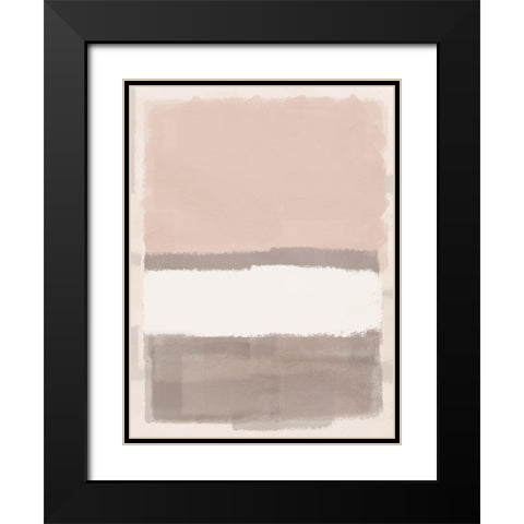 Clean Streaks 1 Black Modern Wood Framed Art Print with Double Matting by Prime, Marcus