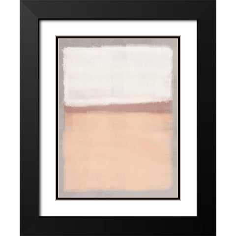 Clean Streaks 3 Black Modern Wood Framed Art Print with Double Matting by Prime, Marcus
