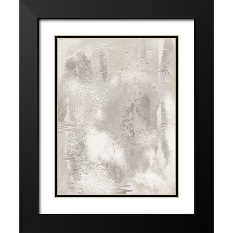 Stone Slate 1 Black Modern Wood Framed Art Print with Double Matting by Prime, Marcus