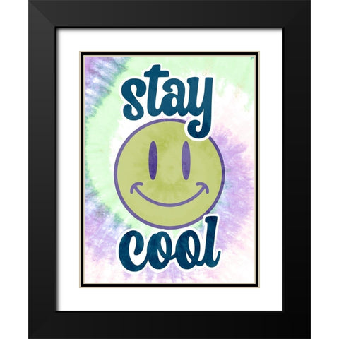 Stay Cool Black Modern Wood Framed Art Print with Double Matting by Prime, Marcus