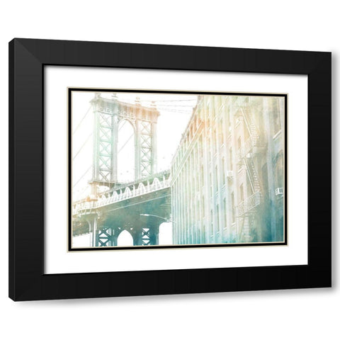 Brooklyn Shinning Black Modern Wood Framed Art Print with Double Matting by Prime, Marcus