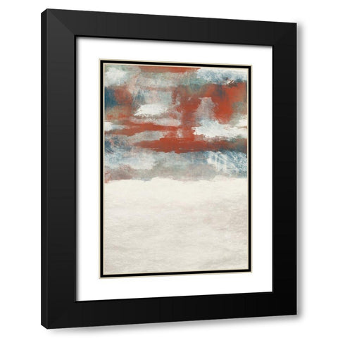 Smeared Brilliance Black Modern Wood Framed Art Print with Double Matting by Prime, Marcus