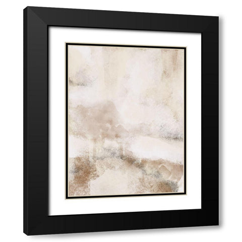 Casual Textures Black Modern Wood Framed Art Print with Double Matting by Prime, Marcus