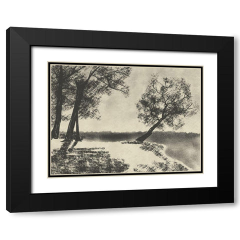 Sketched Views Black Modern Wood Framed Art Print with Double Matting by Prime, Marcus