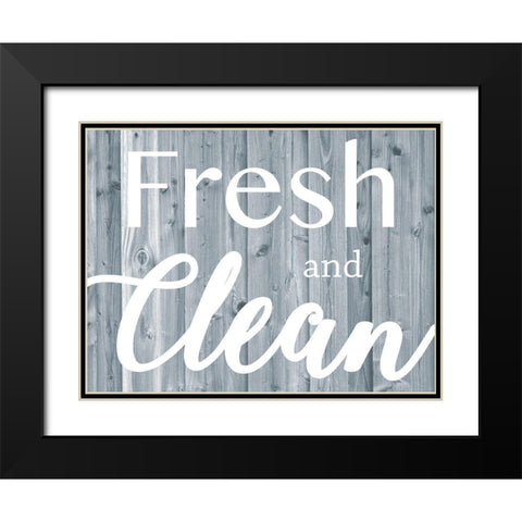 Fresh And Clean Black Modern Wood Framed Art Print with Double Matting by Prime, Marcus