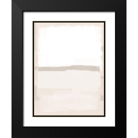 Tranquil Streaks 1 Black Modern Wood Framed Art Print with Double Matting by Prime, Marcus