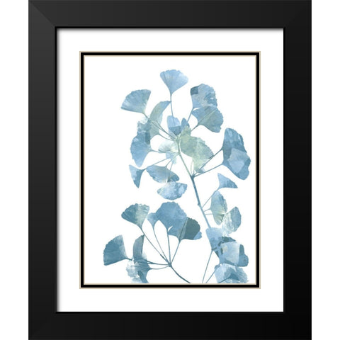 Ginko Life 2 Black Modern Wood Framed Art Print with Double Matting by Prime, Marcus