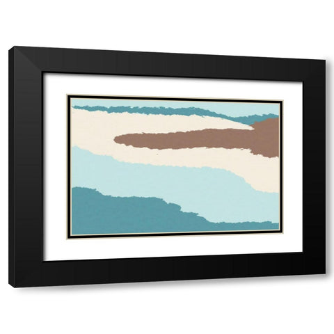 Coastal Vision Black Modern Wood Framed Art Print with Double Matting by Prime, Marcus