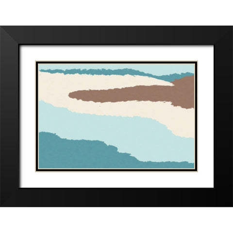 Coastal Vision Black Modern Wood Framed Art Print with Double Matting by Prime, Marcus