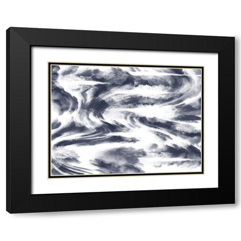Tie Dye Greatness Black Modern Wood Framed Art Print with Double Matting by Prime, Marcus
