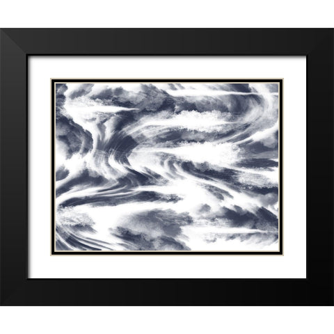 Tie Dye Greatness Black Modern Wood Framed Art Print with Double Matting by Prime, Marcus