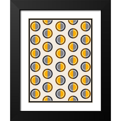 Watching Eyes Black Modern Wood Framed Art Print with Double Matting by Prime, Marcus
