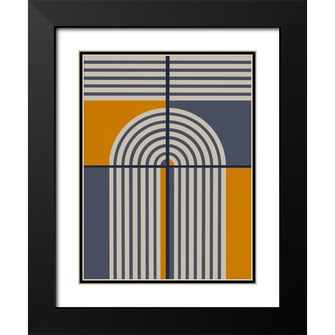 Northwest Structure 2 Black Modern Wood Framed Art Print with Double Matting by Prime, Marcus