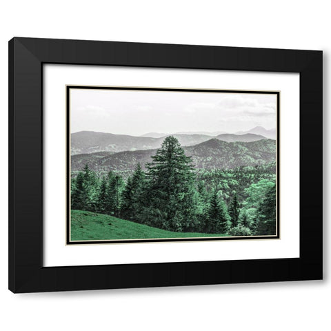 Mountain Beauty Black Modern Wood Framed Art Print with Double Matting by Prime, Marcus