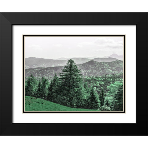 Mountain Beauty Black Modern Wood Framed Art Print with Double Matting by Prime, Marcus