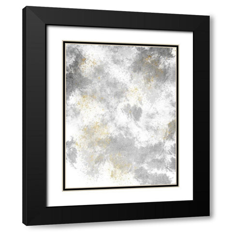 Mesmerizing Marble On White Black Modern Wood Framed Art Print with Double Matting by Prime, Marcus