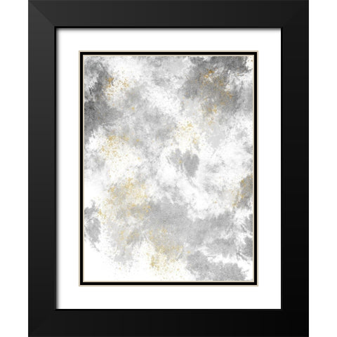 Mesmerizing Marble On White Black Modern Wood Framed Art Print with Double Matting by Prime, Marcus