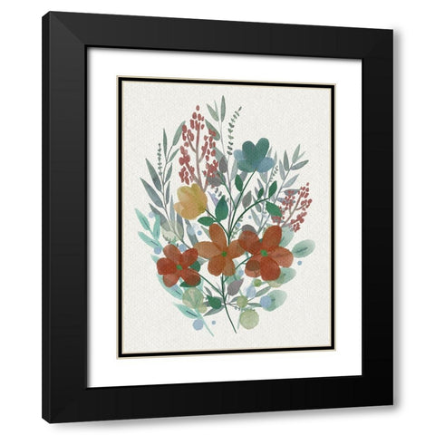 Loving Gesture Black Modern Wood Framed Art Print with Double Matting by Prime, Marcus