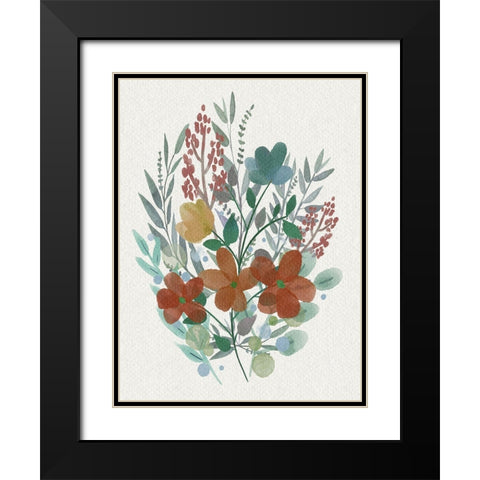 Loving Gesture Black Modern Wood Framed Art Print with Double Matting by Prime, Marcus