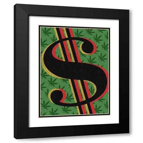 Financial Future Black Modern Wood Framed Art Print with Double Matting by Prime, Marcus