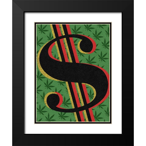 Financial Future Black Modern Wood Framed Art Print with Double Matting by Prime, Marcus