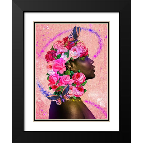 One With Nature Black Modern Wood Framed Art Print with Double Matting by Prime, Marcus