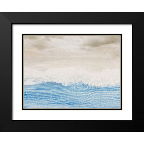 Oceans Inner Breath Black Modern Wood Framed Art Print with Double Matting by Prime, Marcus