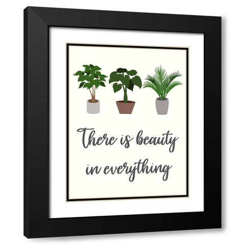 Beauty In Everything Black Modern Wood Framed Art Print with Double Matting by Prime, Marcus