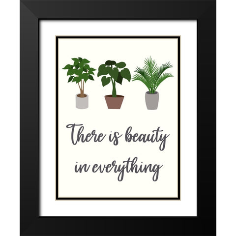 Beauty In Everything Black Modern Wood Framed Art Print with Double Matting by Prime, Marcus