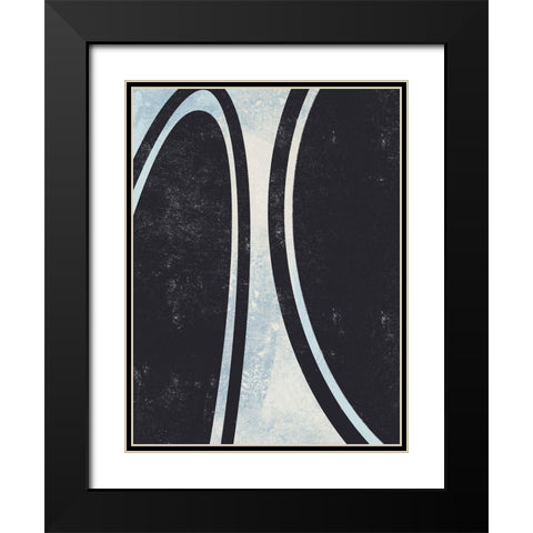 Warped Existence Black Modern Wood Framed Art Print with Double Matting by Prime, Marcus