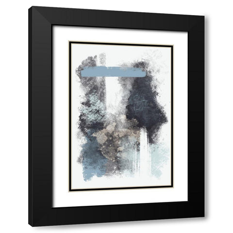 Innocent Brushstroke 2 Black Modern Wood Framed Art Print with Double Matting by Prime, Marcus