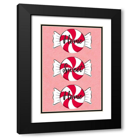 Home Sweet Home Black Modern Wood Framed Art Print with Double Matting by Prime, Marcus