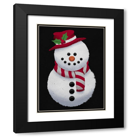 Winter Friend Black Modern Wood Framed Art Print with Double Matting by Prime, Marcus