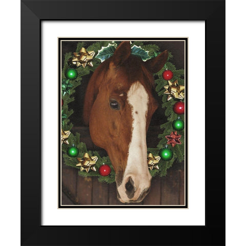 Merry Steed Black Modern Wood Framed Art Print with Double Matting by Prime, Marcus
