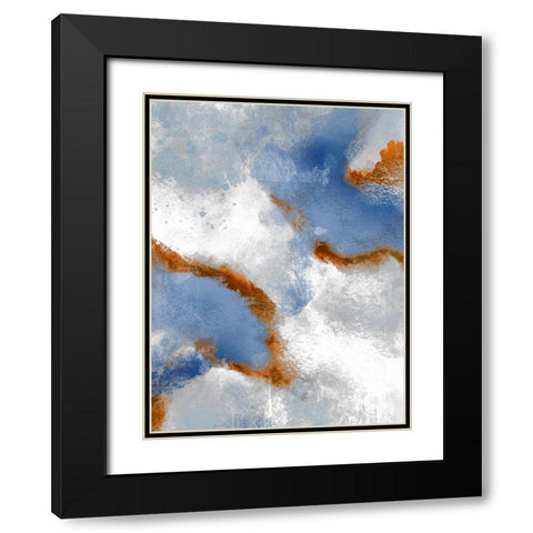 Rustic Burst 1 Black Modern Wood Framed Art Print with Double Matting by Prime, Marcus