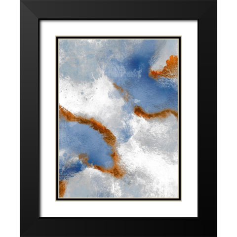 Rustic Burst 1 Black Modern Wood Framed Art Print with Double Matting by Prime, Marcus