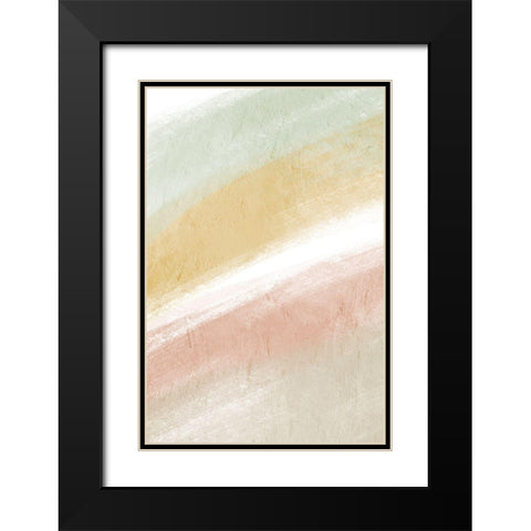 Streaked Inspiration Black Modern Wood Framed Art Print with Double Matting by Prime, Marcus